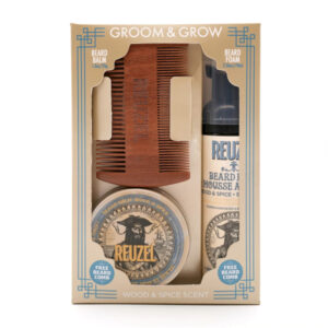 Reuzel Groom and Grow Wood and spice scent
